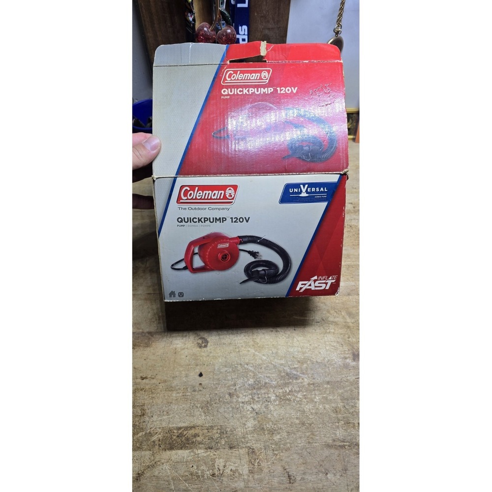 Coleman Quickpump 120V air pump.